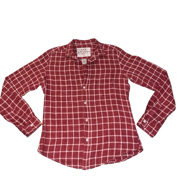 Frank & Eileen Tops - EUC Frank & Eileen Barry Tailored Button-Up Shirt Italian Classic Linen Small